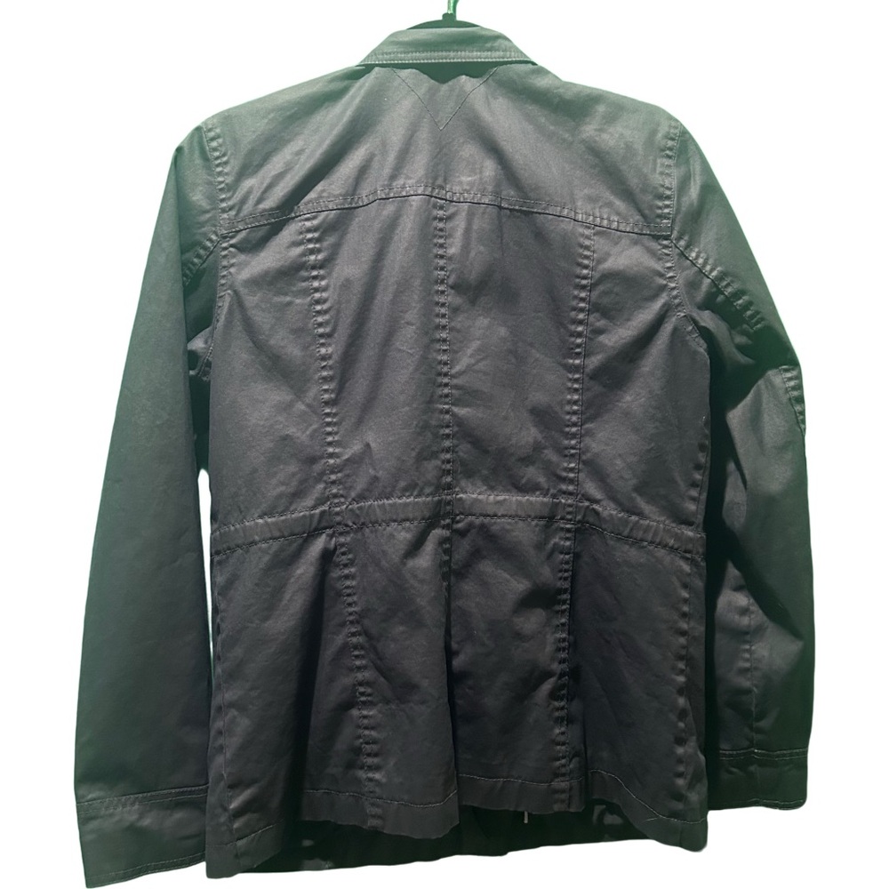 Tommy Hilfiger Navy Blue Utility Jacket with Structured Fit - Picture 2 of 9